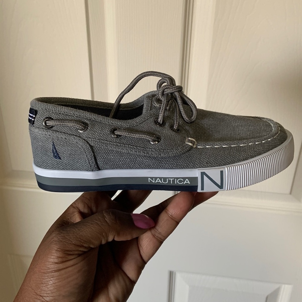 Little boys Nautica boat shoes